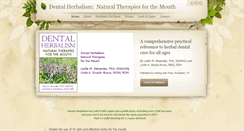 Desktop Screenshot of dentalherbalism.com