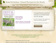 Tablet Screenshot of dentalherbalism.com